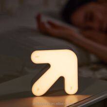 Creative Room Decor Reverse Arrow LED Night Light DIY Sticker 7 Colors Changing Dimming Lamp Room Decor Lights thumbnail-5