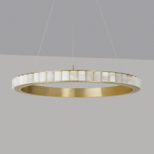 Luxury Alabaster Chandelier​ Artdecolite Natural Stone Pendant Ceiling Lighting​ thumbnail-3