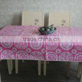PVC/PEVA Lace Tablecloth With Flannel Backing, High Quality & Waterproof & Oil Proof thumbnail-6