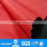 3 Layers Red Mesh Polar Fleece Laminated Waterproof Polyester Spandex Fabric for Outdoor Jacket