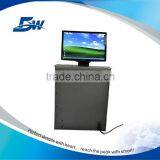 BW Pop Up Hidden Monitoring System With Remote And Central Control/Concealed LCD Monitor Lift