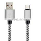 2016 New Products Colorful Aluminium Alloynylon Braided Usb Cable thumbnail-6