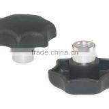 Seven-Star Plastic Knob DIN6336 With Protruding Steel Bush BK36.0012