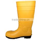 waterproof toe insulated work boot /PVC knee high boots.rubber safety shoes