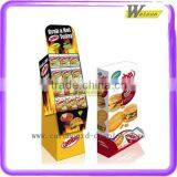 Compartment Floor Cardboard Promotion Supermarket Food Display