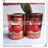 Pure Canned Tomato Paste 70gram specification