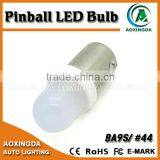 High Quality 6.3V Ba9s #44 White Frosted Pinball Led Bulb