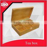 Wholesale MDF Material Gift Wooden Tea Boxes