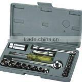 21 Pcs Hand Socket Wrench Set