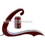 Latest Magnetic Floating Levitating Can Display Stand With LED Lights thumbnail-5