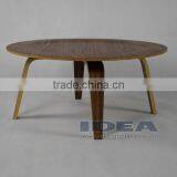 Replica Charles Plywood Coffee Table - Walnut thumbnail-2
