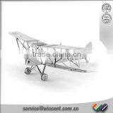 Do it Yourself 3D Metal Puzzle Tiger Moth Machine Biplane for DIY Kit thumbnail-1