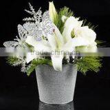 High Quality Round Metal Flower Pot thumbnail-1