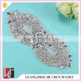 HC-4869 Hechun 2016 Bling Crystal Hot Fix Rhinestone Applique for Wedding Dress