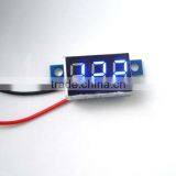 Blue LED Vehicles Motor Voltage Panel Meter Digital Voltmeter 3.3-30V