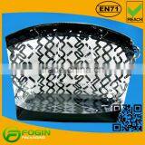 Black Pvc Zipper Custom Toiletry Bag thumbnail-1