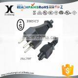 SEV Plug With IEC C5 Connector