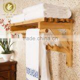 Handmade towel rack wood material beautiful product