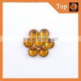 3MM Topaz Flatback rhinestones,flatback no hot fix rhinestones