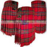 MENS SCOTTISH TARTAN DELUXE 8-YARD KILT TRI-1850 thumbnail-4