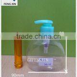 Personal Care Hand Washing Detergent and Screen Printing Handling 300ml PET Plastic Bottle With Lotion Pump thumbnail-3