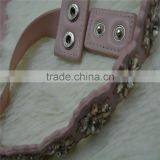 Elastic Rhinestone PU Leather Garment Dress Belt for Women thumbnail-6