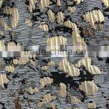 Fashion Embossed Jacquard Brocade Fabric for Mens Top Coat Golden Fancy Clothes