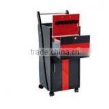 China Red Beauty Salon Trolley With Stainless Steel thumbnail-1