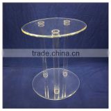 wholesale customized acrylic round table