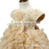 2016 Children Frocks Designs Baby Dress Designs Pearls Decoration Baby Dress Designs thumbnail-5