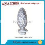 Decorative Fence Post Round Shape Aluminum End Cap thumbnail-6