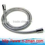 Silver Black Shower Hose,Flexible Concave-convex Hose,Spiral Flexible Hose
