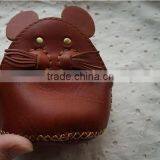 High Quality Pure Hand-made Genuine Leathter Animal Coin Purse thumbnail-1