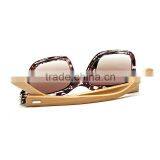 Hot Selling High Quality Plastic Frame With Handmade Bamboo Temple Sunglasses thumbnail-2
