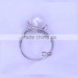 Fashion Jewelry 925 Silver Original Pearl Ring Wholesale thumbnail-2