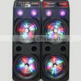 Big Power Amplifier Stage Speakers With Remote and Wireless Mic and Led Light YY-105 thumbnail-2