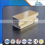 Champagne Anodized Aluminium Extrusion Profile for Building and Industry With Good Price thumbnail-1
