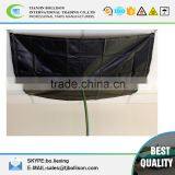 Silver/Black Polyethylene 10' x 10' Drain Tarp - Light Duty Leak Diveter