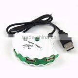 OEM Printing Logo USB Hub 2.0 Shell Shape USB Hub 4 Port thumbnail-1