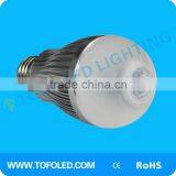 6Watt motion sensor led light bulb