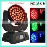 36pcs 18Watt Hexa Color Updated Eternal Lighting MaxWash 360 Zoom 36pcs 18W RGBWA+UV 6 IN 1 LED Moving Head Wash