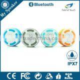 My Speaker F013 White Color Waterproof Bluetooth Speaker,shockproof Speaker,led Speaker