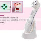 new 6 in 1 ultrasound galvanic red blue light beauty equipment, beauty machine, electric dead skin remover