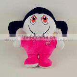 Wholesale Super Soft Custom Embroidery Eyes Plush Dolls