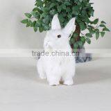 Handmade Real Fur Rabbit Animals Toy thumbnail-2
