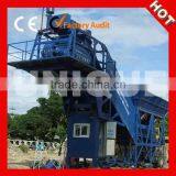 YHZS60 Concrete Mobile Plant With Belt Conveyor and Auto Weighting System