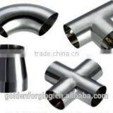 Forging Mechanical Parts Fabrication Services Cross Pipe Fittings Stainless Steel Tee Black Steel Pipe Tee thumbnail-2