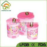 Pig Frog Plastic Foot Pedal Children Trash Can thumbnail-5