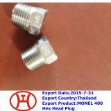 MONEL 400 Hex Head Plug