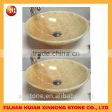 Yellow Round Circular Outdoor Wash Basin Sinks for Decor thumbnail-2
